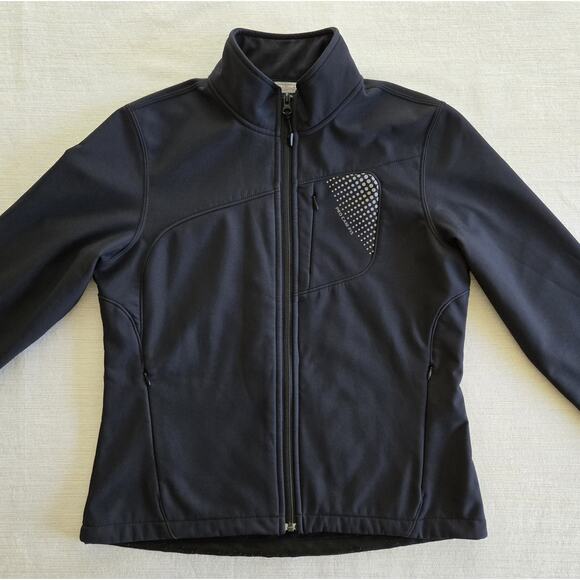 Pro Cam Fis Jacket Womens M Black Softshell Coat Outdoor Hiking Utility Gorpcore - Picture 4 of 12